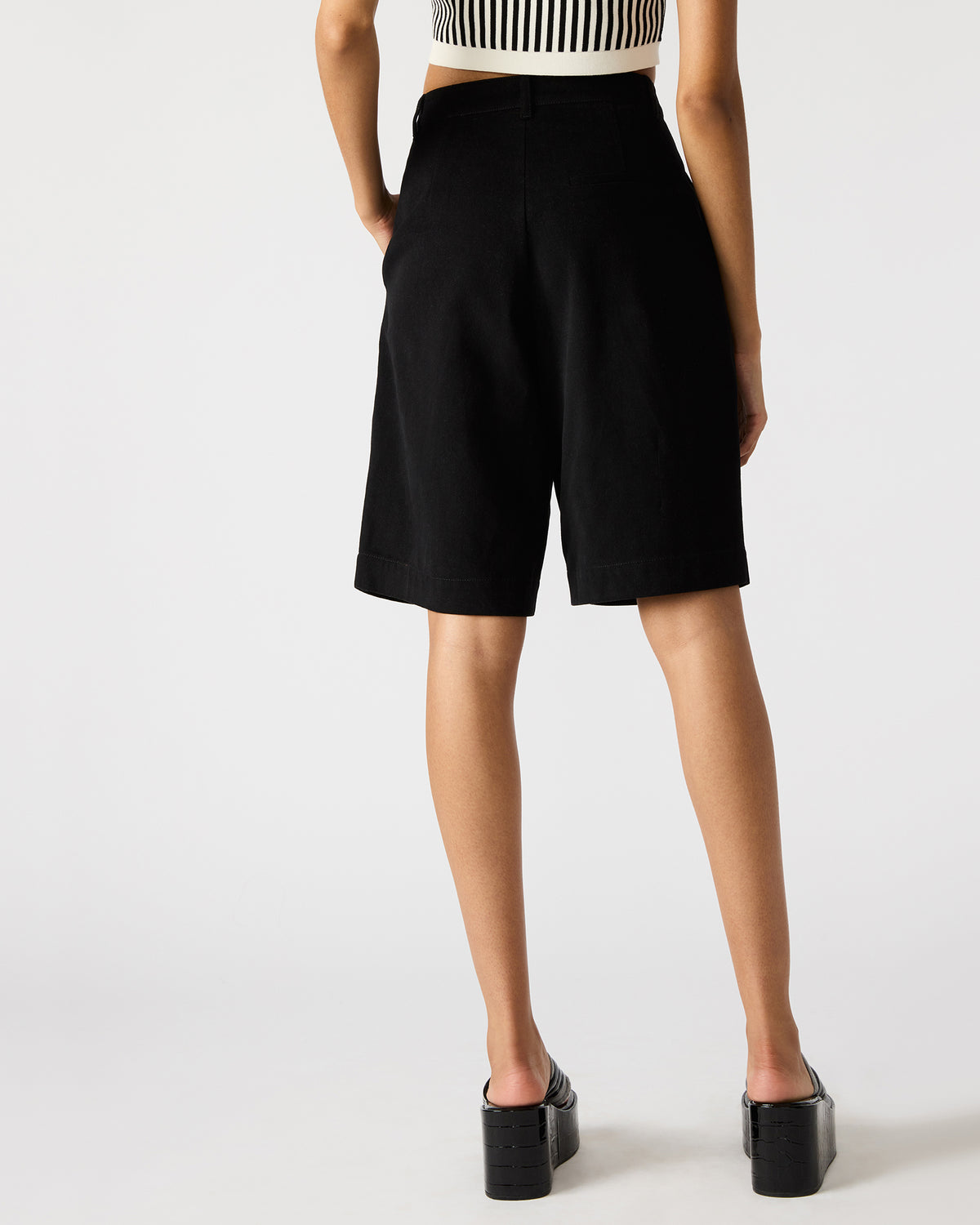 IVANA Black Women's Shorts | Steve Madden