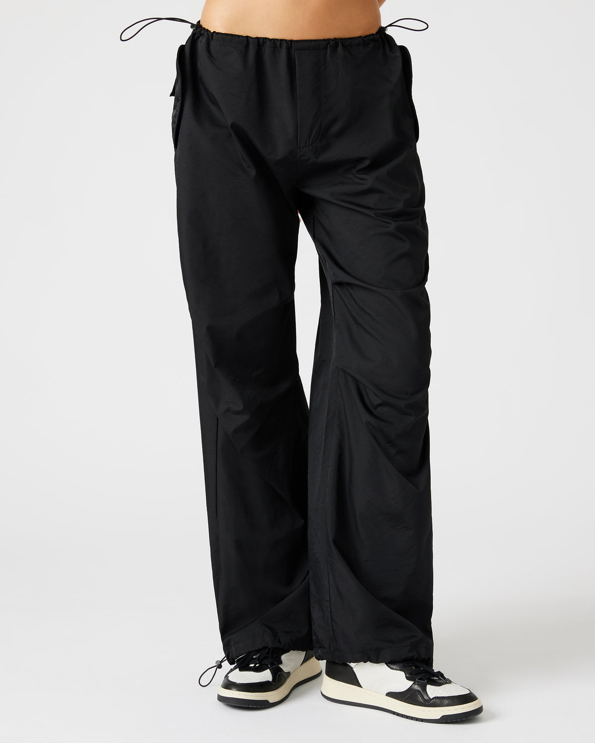 PIA Parachute Pant Black | Women's Adjustable Pants | Steve Madden
