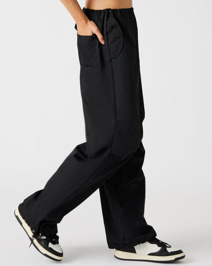 PIA Parachute Pant Black | Women's Adjustable Pants | Steve Madden