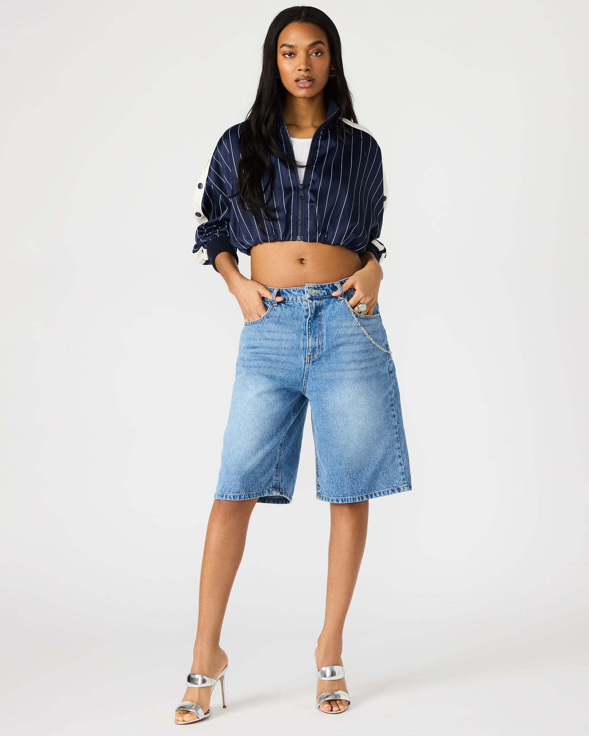 MAGDALEN Women's Denim Shorts | Steve Madden