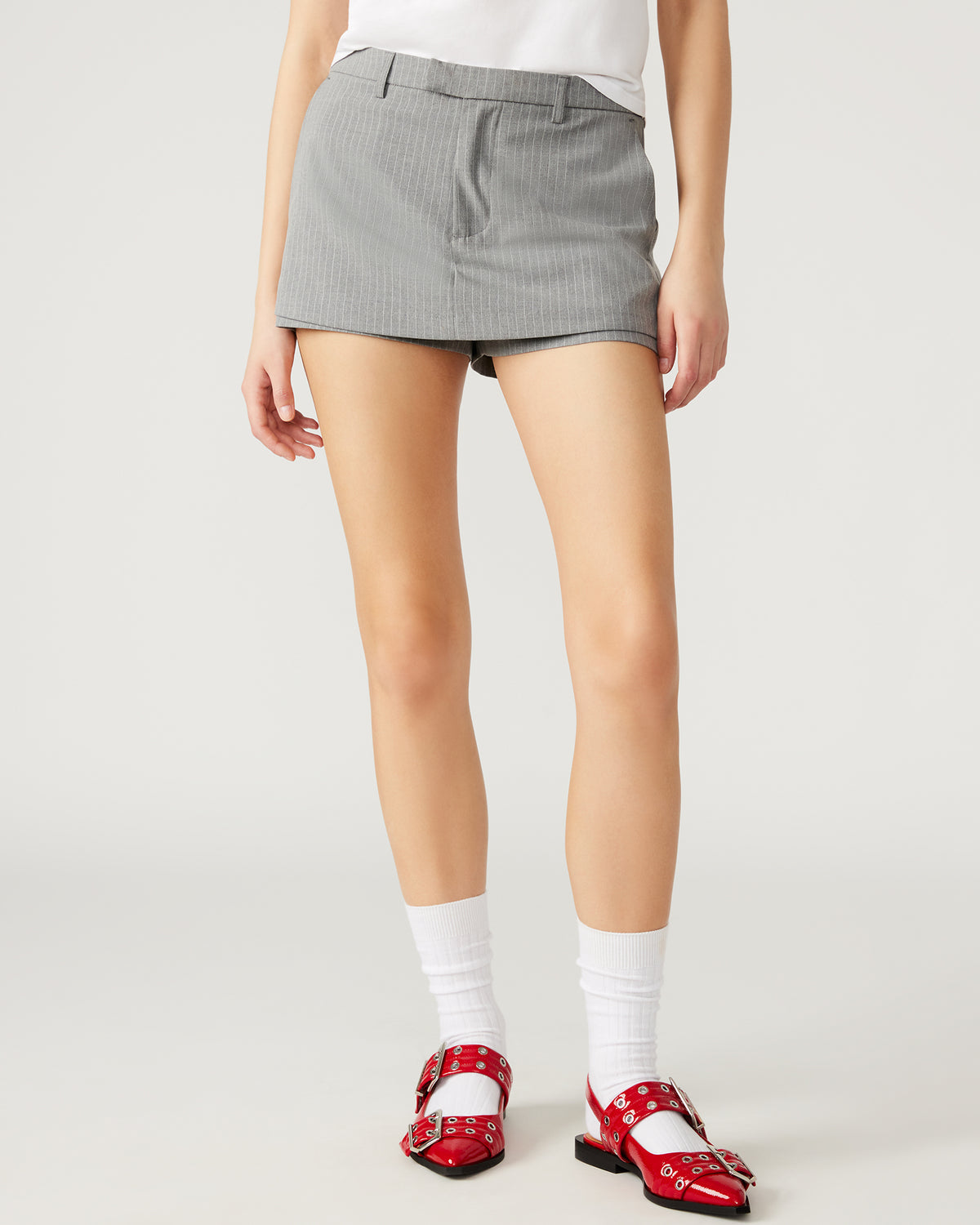 RODIN Grey Women's Mini Skort | Steve Madden