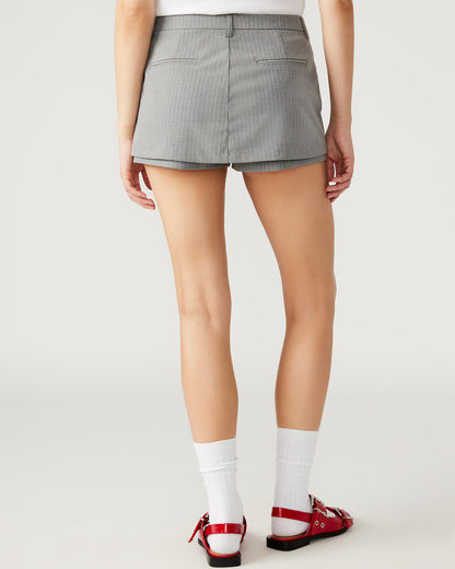 RODIN Grey Women's Mini Skort | Steve Madden