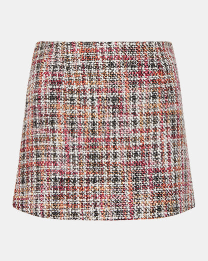MATTEA Skirt Red Multi | Women's Speckled Mini Skirt | Steve Madden