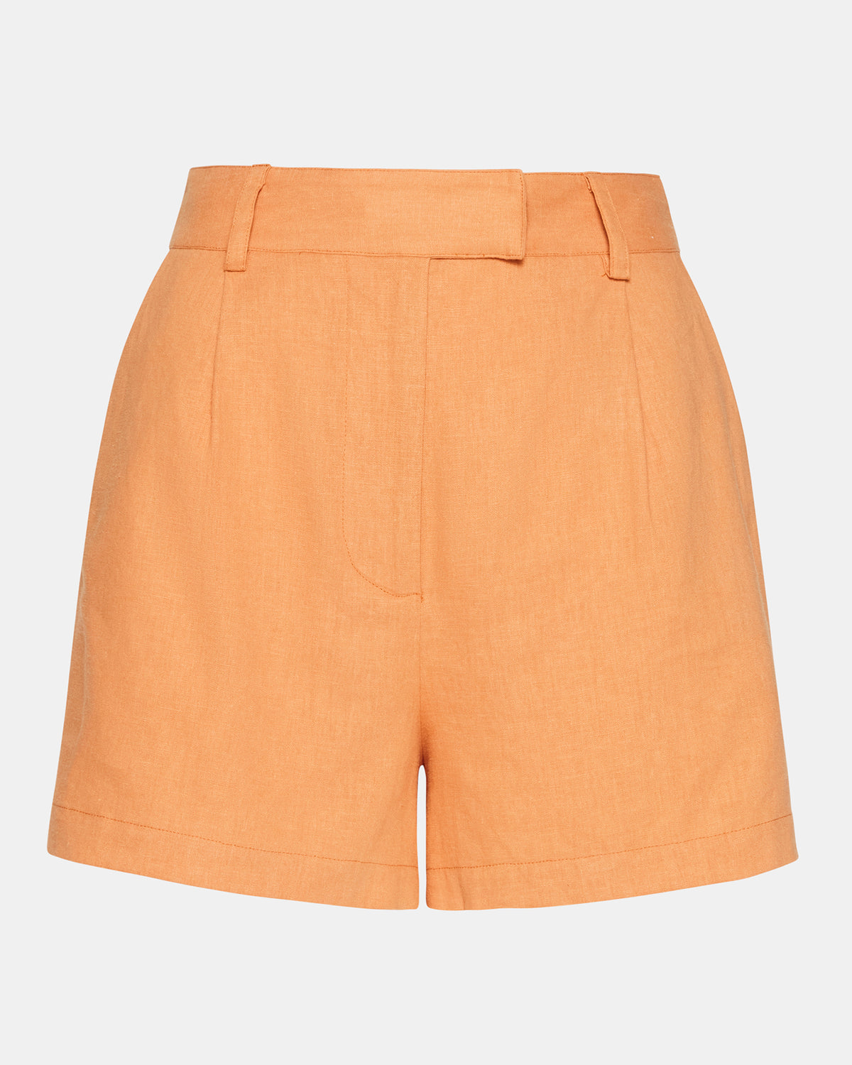 IMELDA Caramel Pleated Trouser Women's Shorts | Steve Madden
