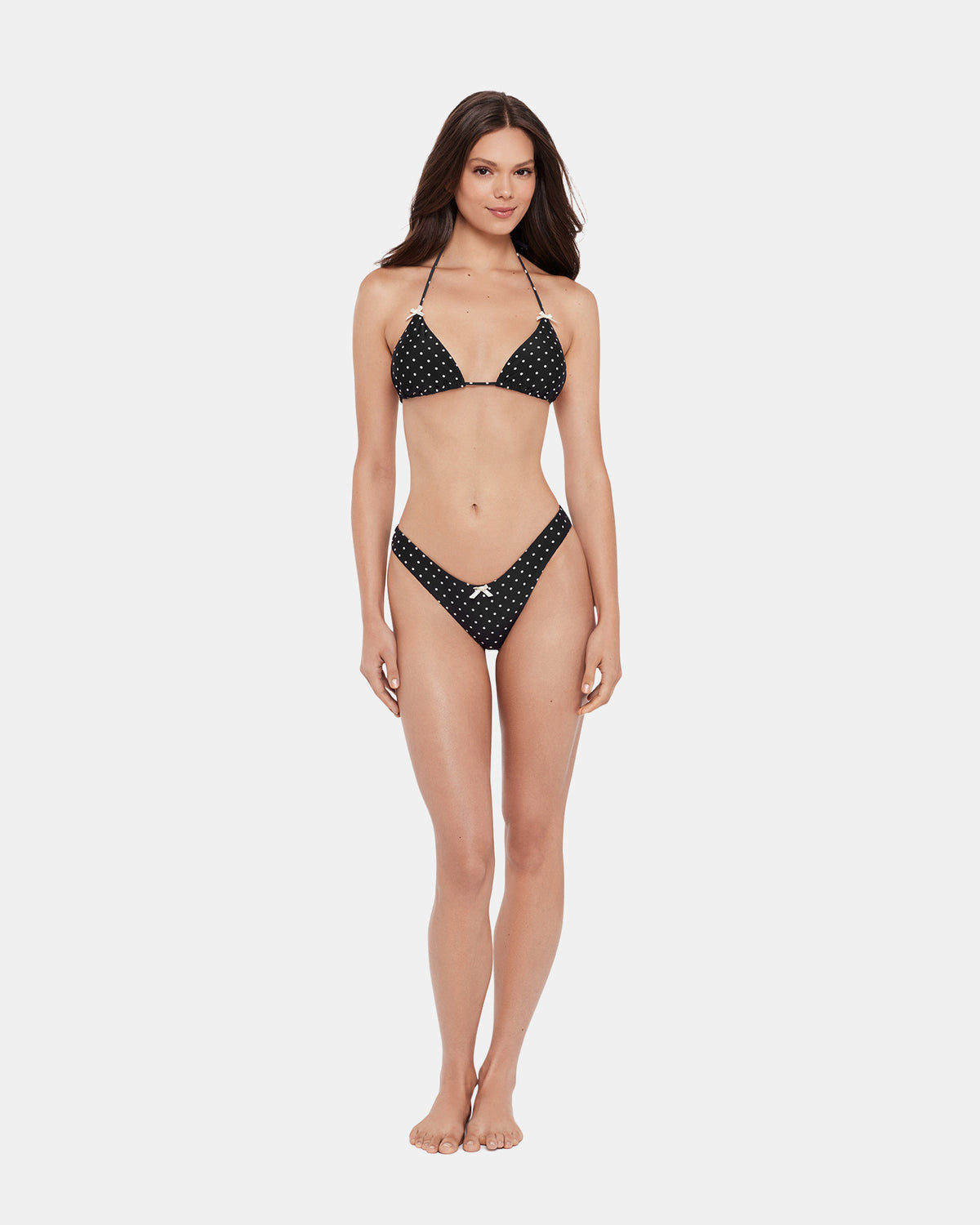 DARLING DOT BIKINI BOTTOM BLACK MULTI Women's Bikini Bottom | Steve Madden