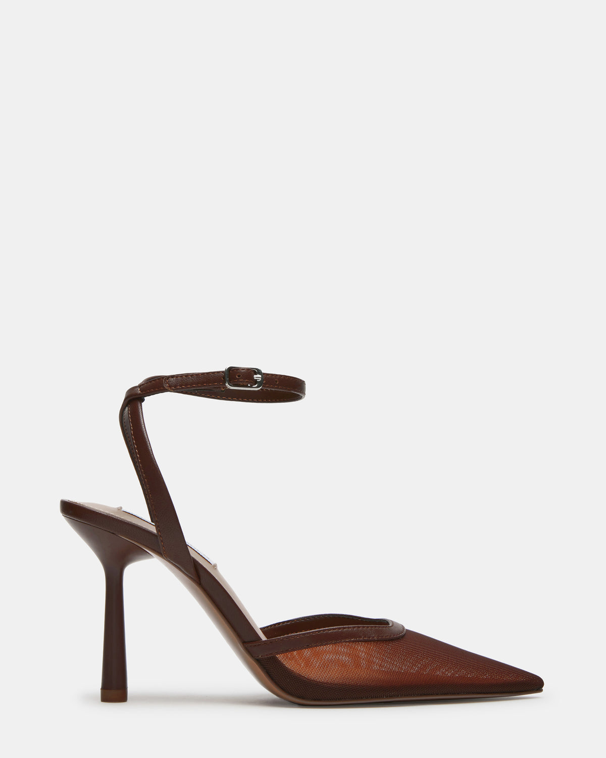 ALLIANCE Mesh Brown Pointed-Toe Pump Women's Heel | Steve Madden