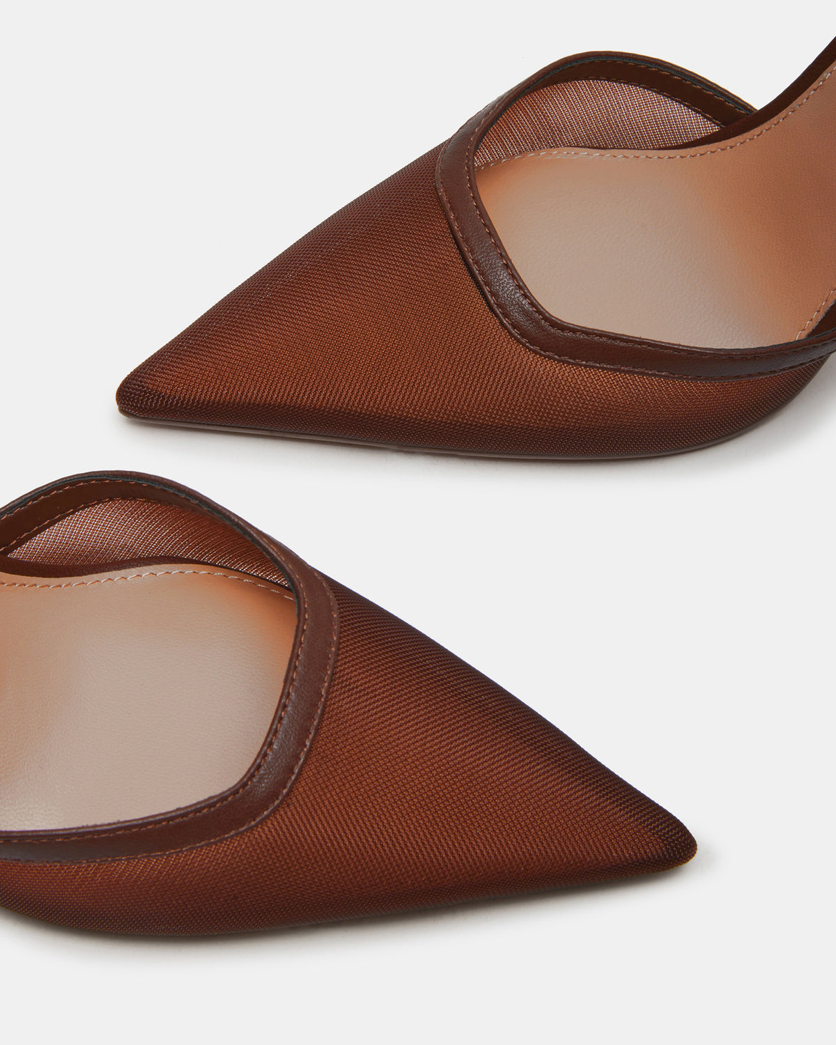 ALLIANCE Mesh Brown Pointed-Toe Pump Women's Heel | Steve Madden