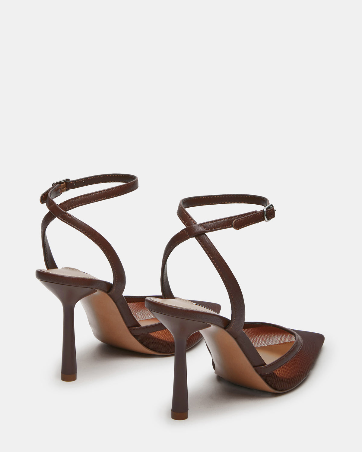 ALLIANCE Mesh Brown Pointed-Toe Pump Women's Heel | Steve Madden