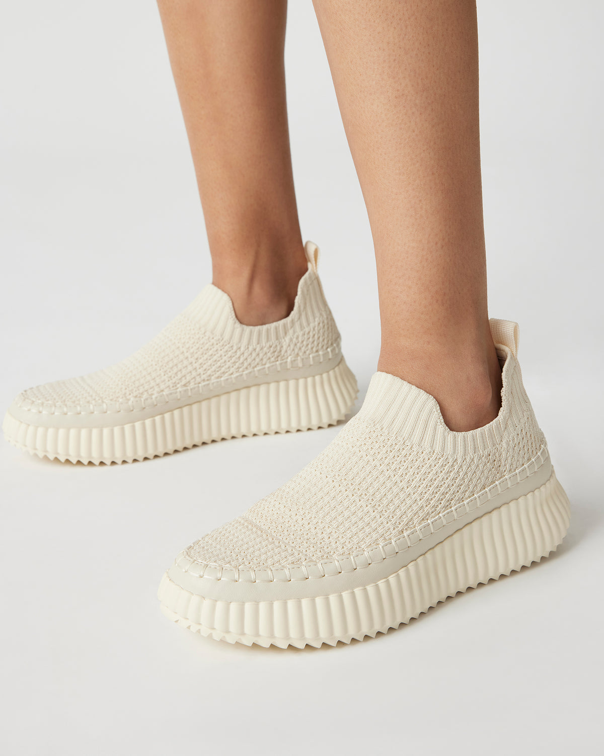 SAMARAH Beige Low Top Slip On Sneaker | Women's Sneakers | Steve Madden