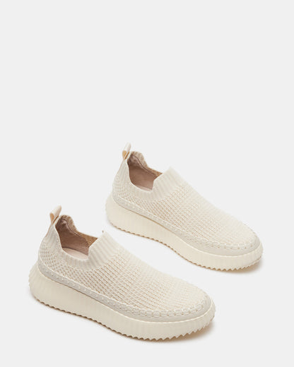 SAMARAH Beige Low Top Slip On Sneaker | Women's Sneakers | Steve Madden