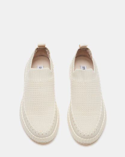 SAMARAH Beige Low Top Slip On Sneaker | Women's Sneakers | Steve Madden