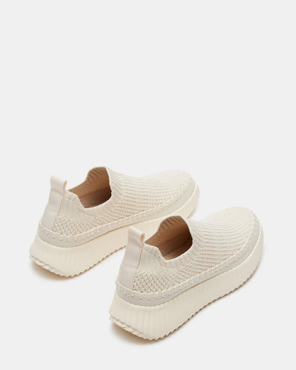 SAMARAH Beige Low Top Slip On Sneaker | Women's Sneakers | Steve Madden