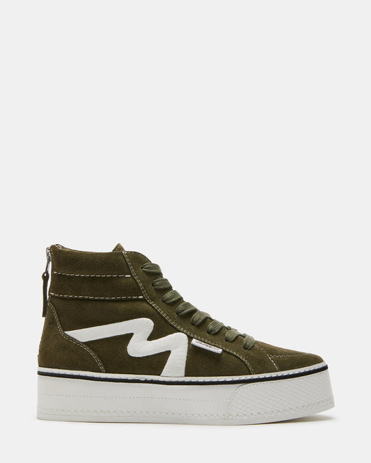 DECKY Olive Platform Sneaker | Women's Sneakers | Steve Madden