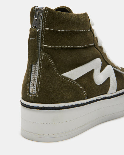 DECKY Olive Platform Sneaker | Women's Sneakers | Steve Madden