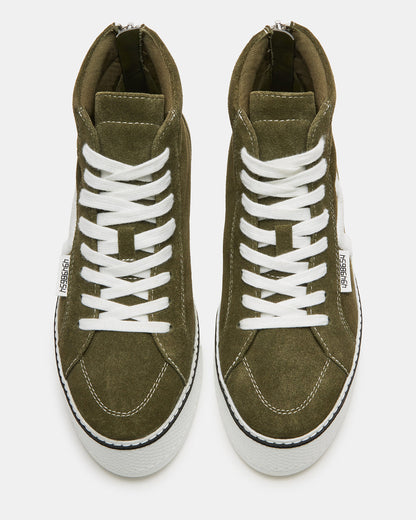 DECKY Olive Platform Sneaker | Women's Sneakers | Steve Madden