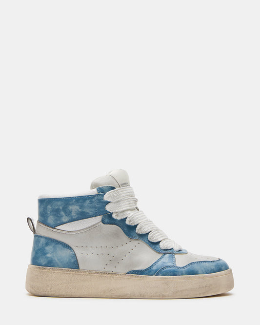 ENDLESS Blue Multi High-Top Lace-Up Sneaker | Women's Sneakers | Steve Madden