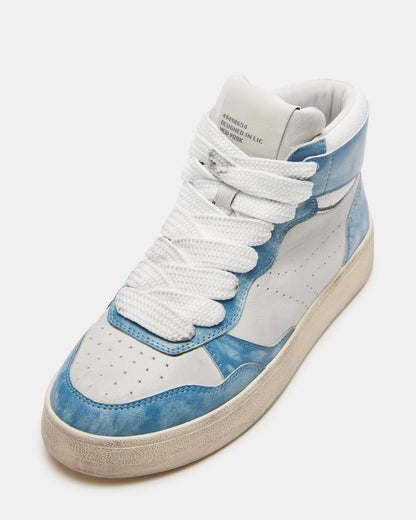 ENDLESS Blue Multi High-Top Lace-Up Sneaker | Women's Sneakers | Steve Madden