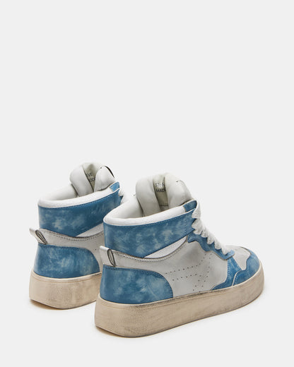 ENDLESS Blue Multi High-Top Lace-Up Sneaker | Women's Sneakers | Steve Madden