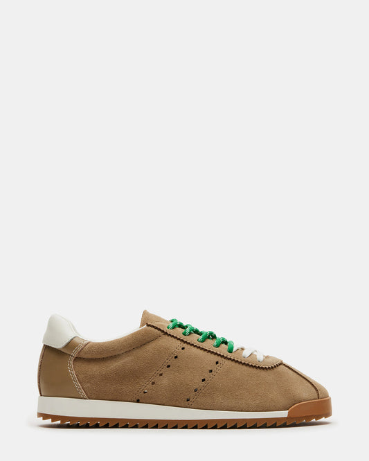 MIRAGE Sand Suede Women's Low-Top Sneaker | Steve Madden