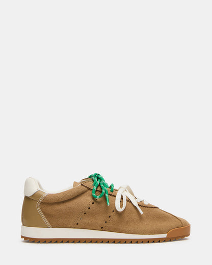 MIRAGE Sand Suede Women's Low-Top Sneaker | Steve Madden