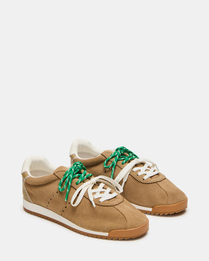 MIRAGE Sand Suede Women's Low-Top Sneaker | Steve Madden