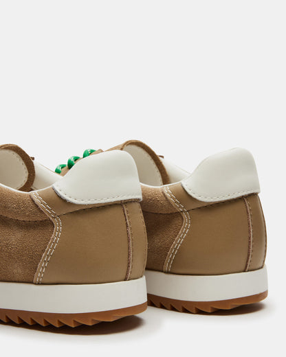 MIRAGE Sand Suede Women's Low-Top Sneaker | Steve Madden