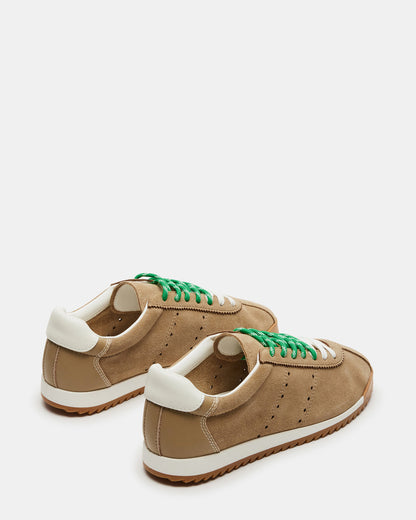 MIRAGE Sand Suede Women's Low-Top Sneaker | Steve Madden